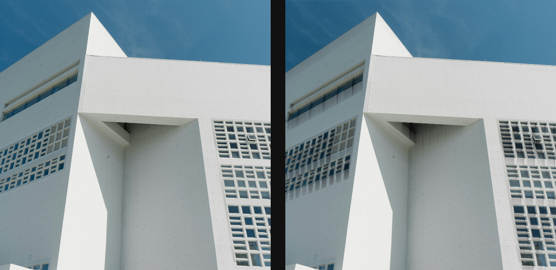 Ink Bleed: source left and current native result right
